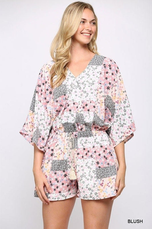 Abby Floral Romper - Mythical Kitty Boutique