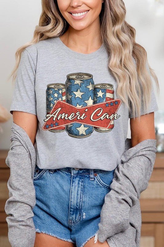 Ameri Can Graphic T Shirt - Mythical Kitty Boutique