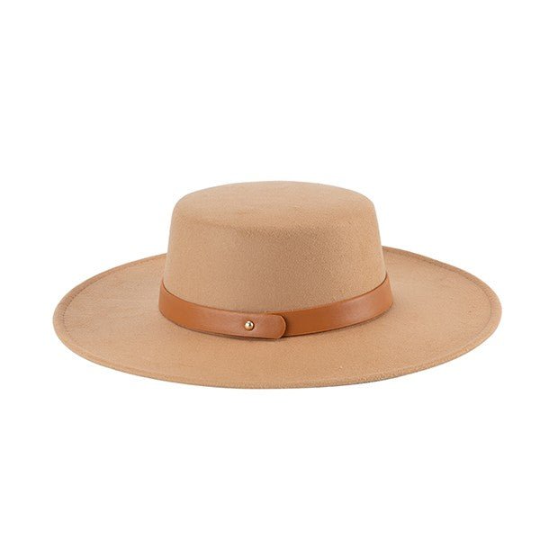 CLASSIC LEATHER BAND FEDORA - Mythical Kitty Boutique