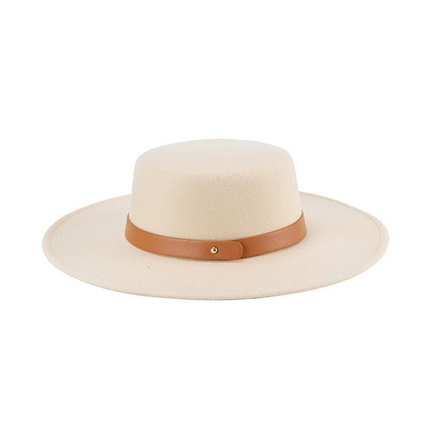 CLASSIC LEATHER BAND FEDORA - Mythical Kitty Boutique