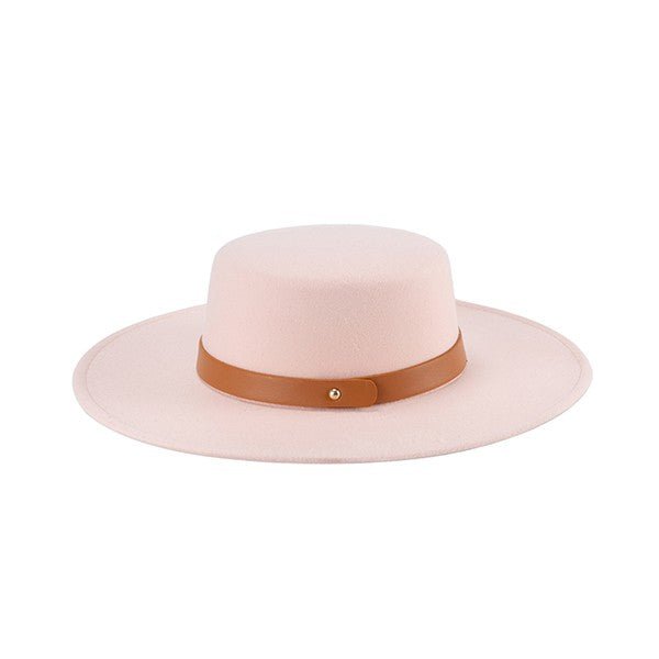 CLASSIC LEATHER BAND FEDORA - Mythical Kitty Boutique