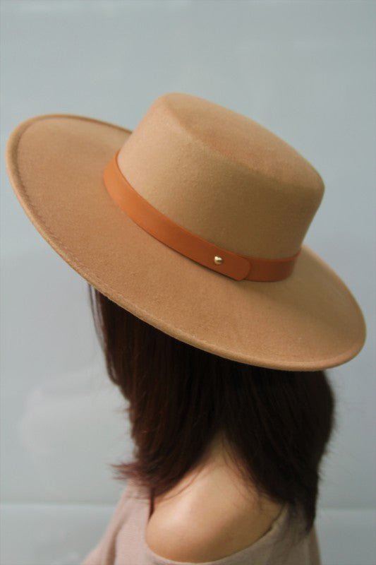 CLASSIC LEATHER BAND FEDORA - Mythical Kitty Boutique