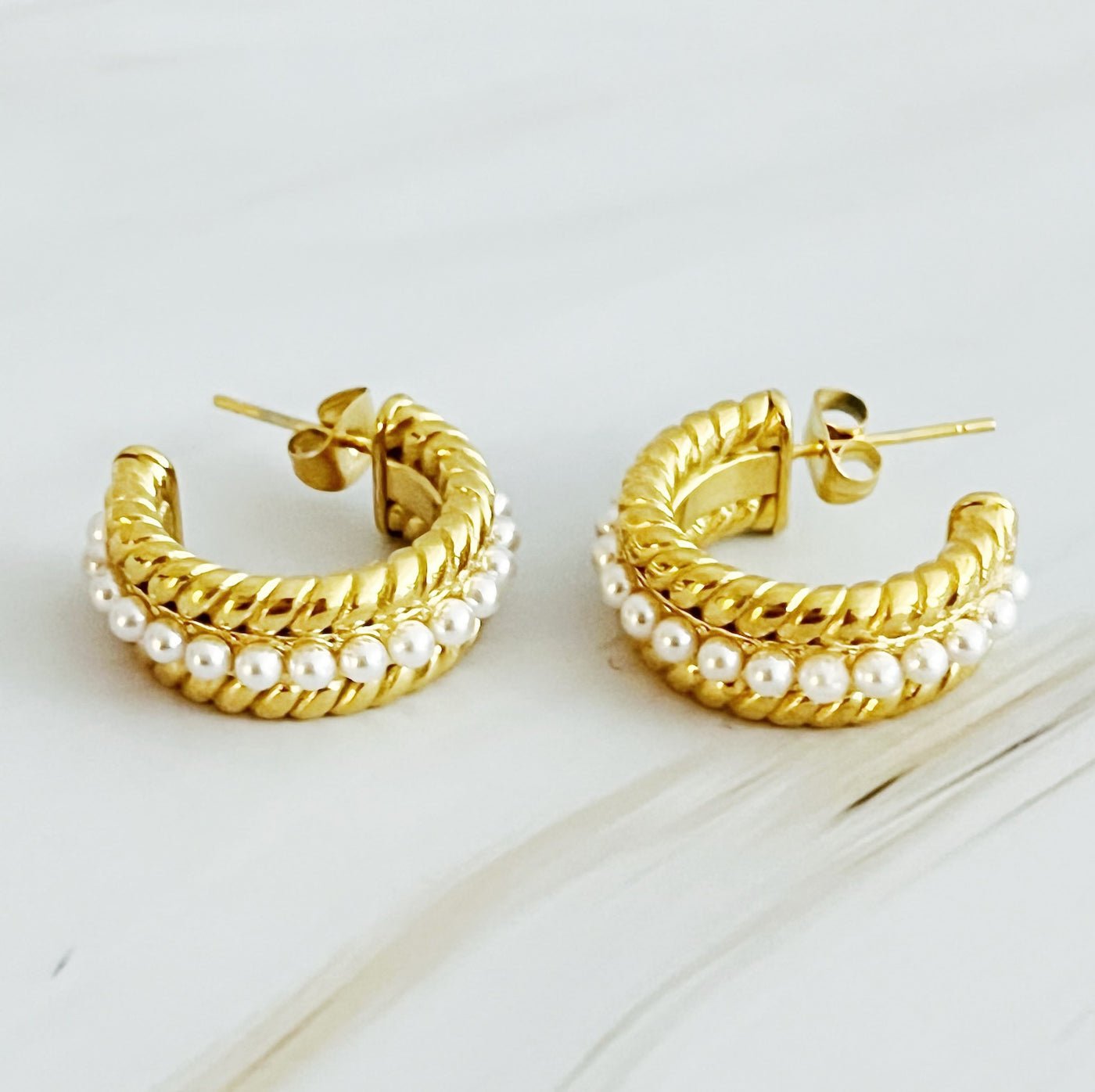 Leah C - Hoop Earrings - Mythical Kitty Boutique