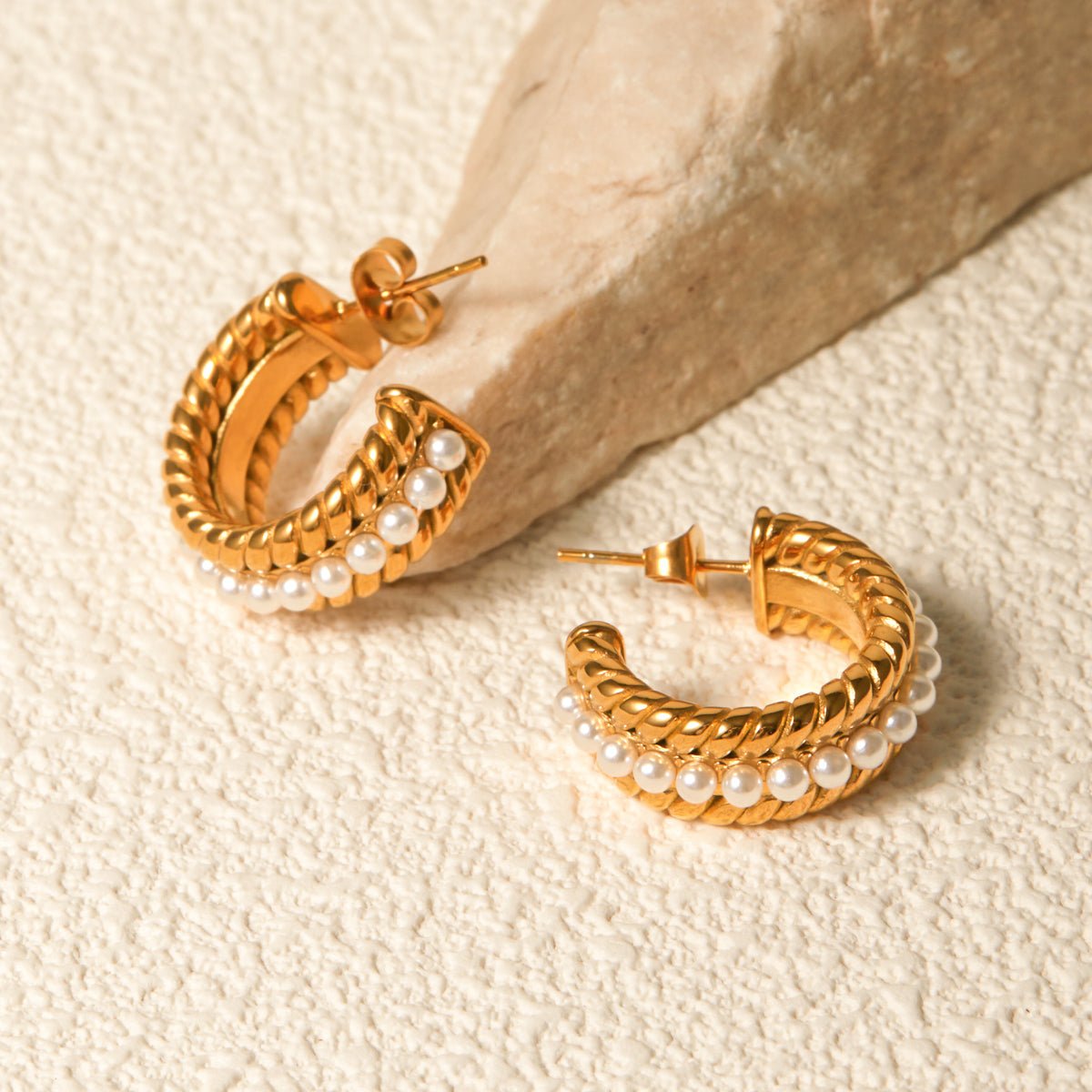 Leah C - Hoop Earrings - Mythical Kitty Boutique