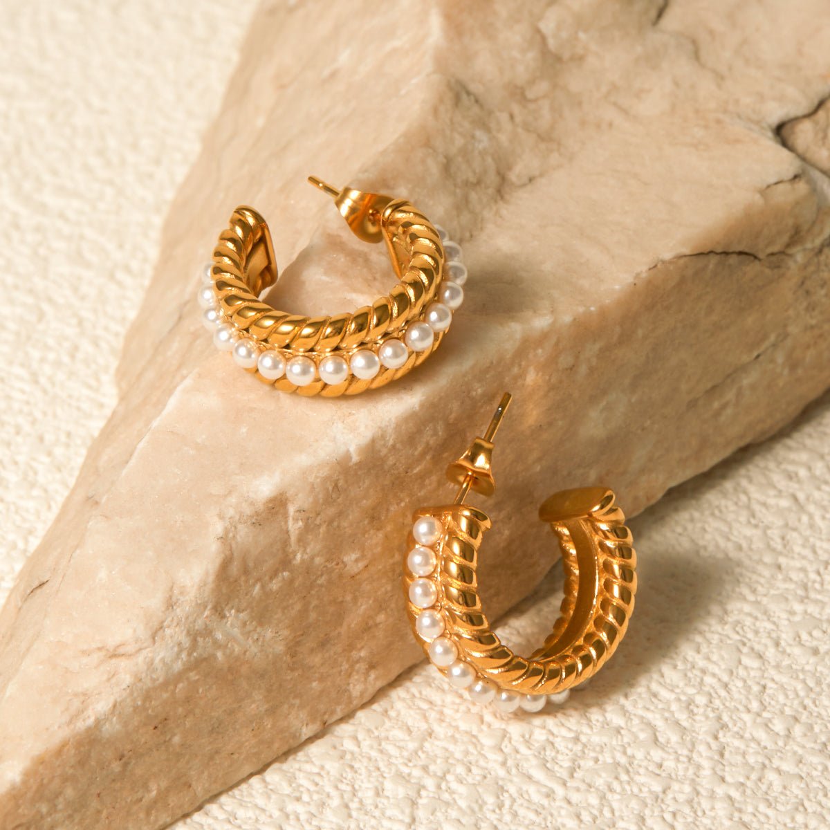 Leah C - Hoop Earrings - Mythical Kitty Boutique