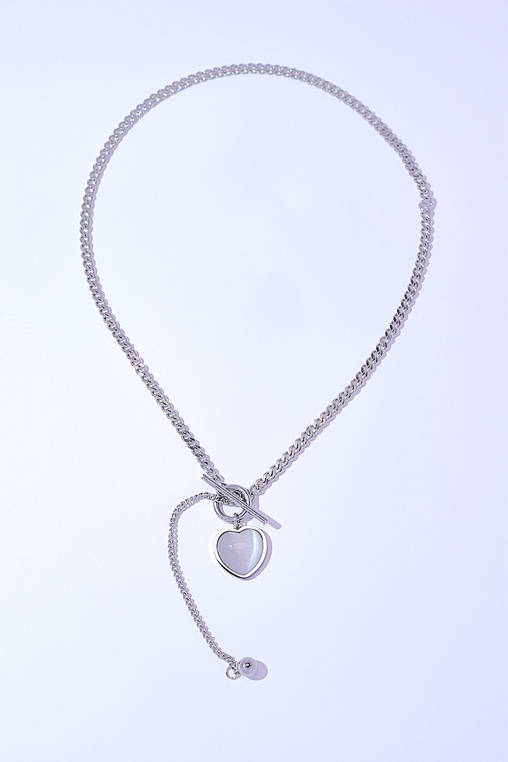 Steel My Heart Necklace - Mythical Kitty Boutique