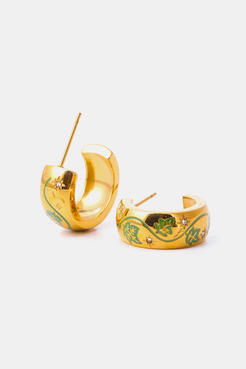 Florecitas C-Hoop Earrings