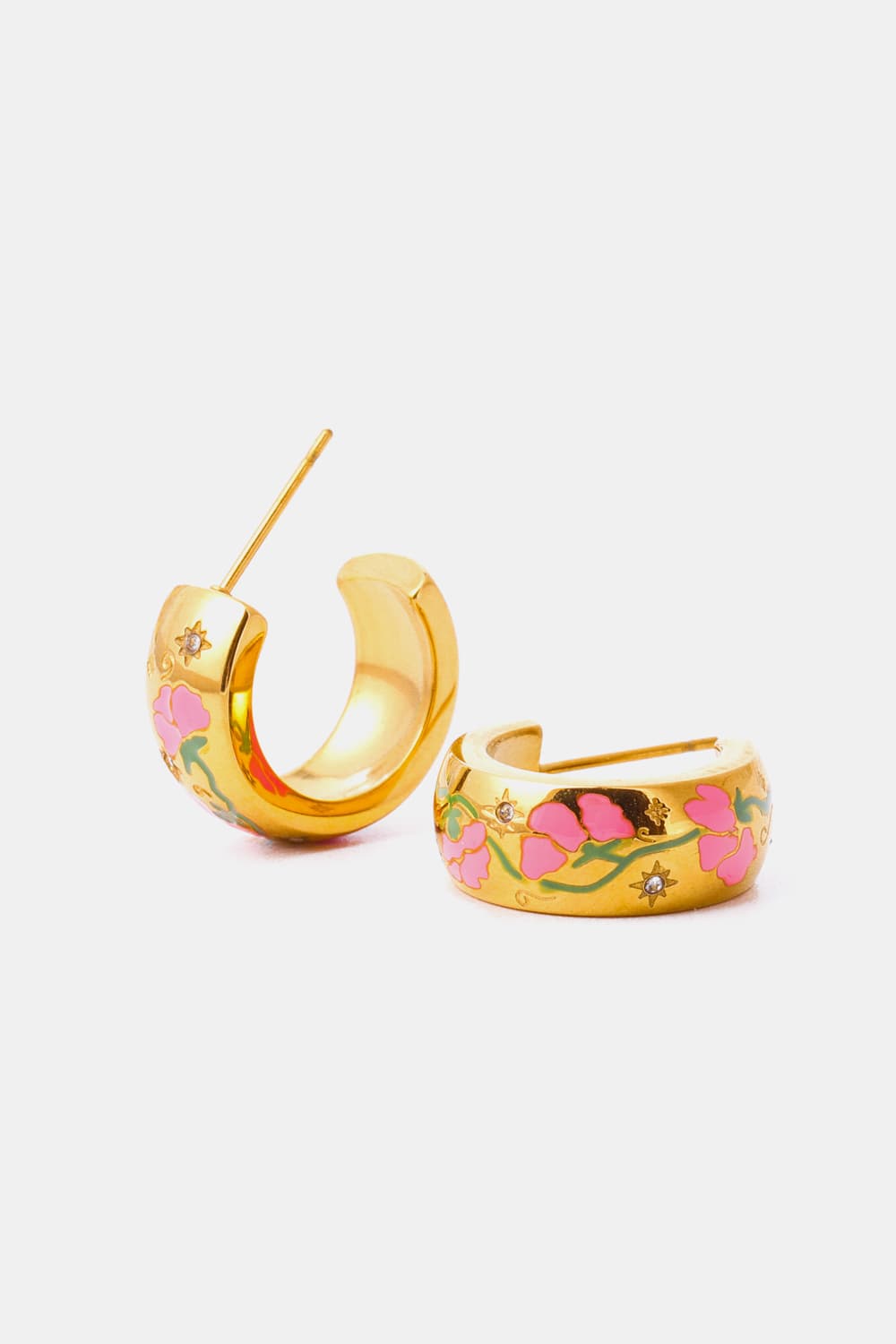 Florecitas C-Hoop Earrings