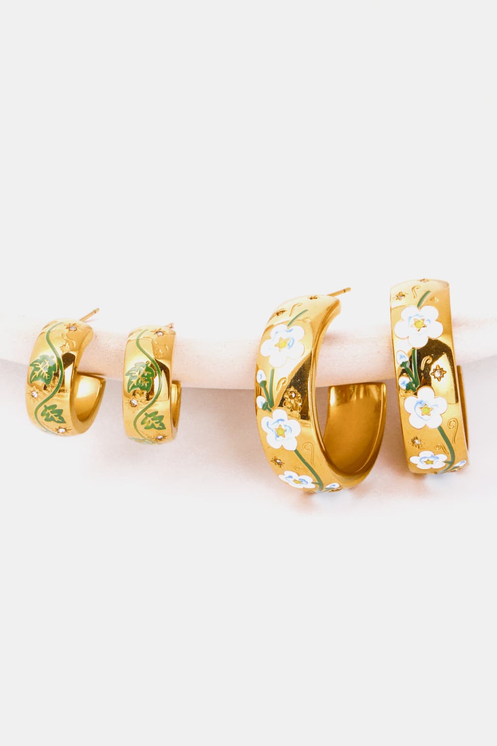 Florecitas C-Hoop Earrings - Mythical Kitty Boutique