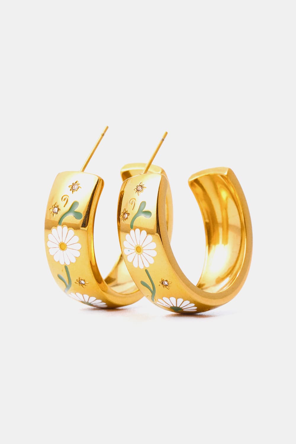 Florecitas C-Hoop Earrings - Mythical Kitty Boutique