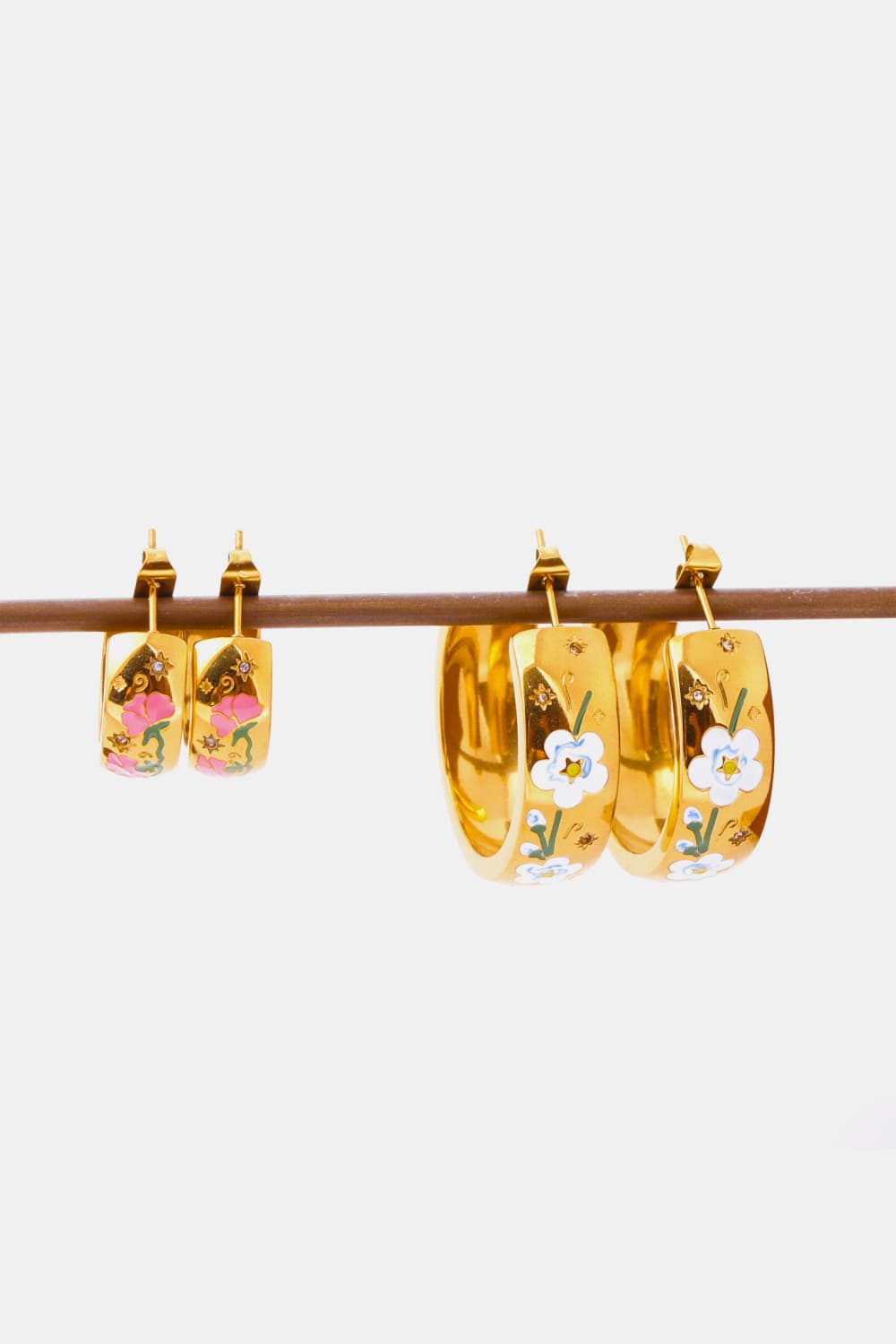 Florecitas C-Hoop Earrings - Mythical Kitty Boutique