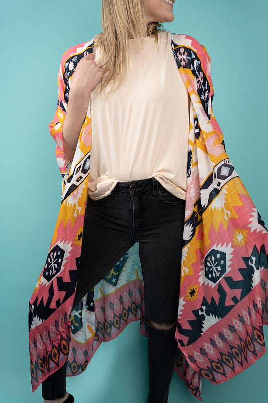 Laguna Vista Dusty Pink Kimono - Mythical Kitty Boutique