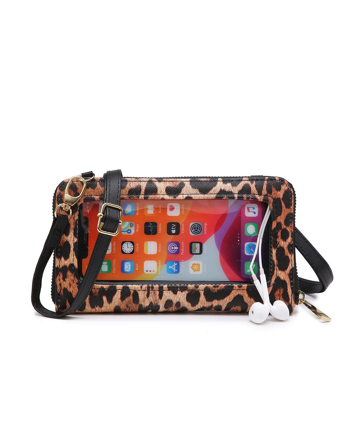 Leopard Crossbody Wallet - Mythical Kitty Boutique