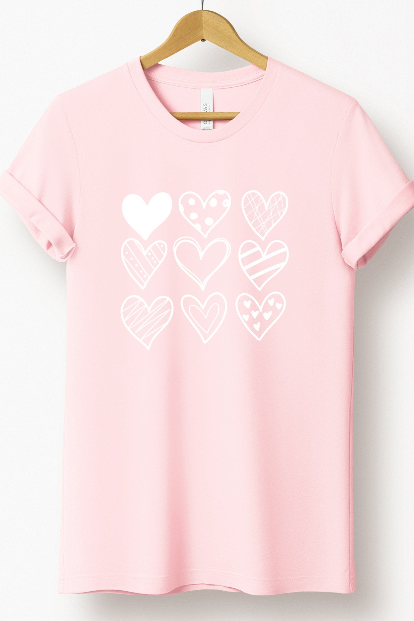 MULTIHEART TEE (BELLA CANVAS) - Mythical Kitty Boutique