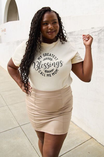 MY GREATEST BLESSINGS CALL ME MOM Short Sleeve T-Shirt - Mythical Kitty Boutique